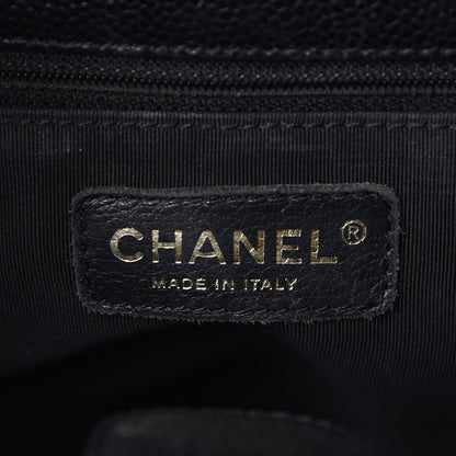 Chanel Caviar Quilted Petit Shopping Tote PST Black 9 of 10
