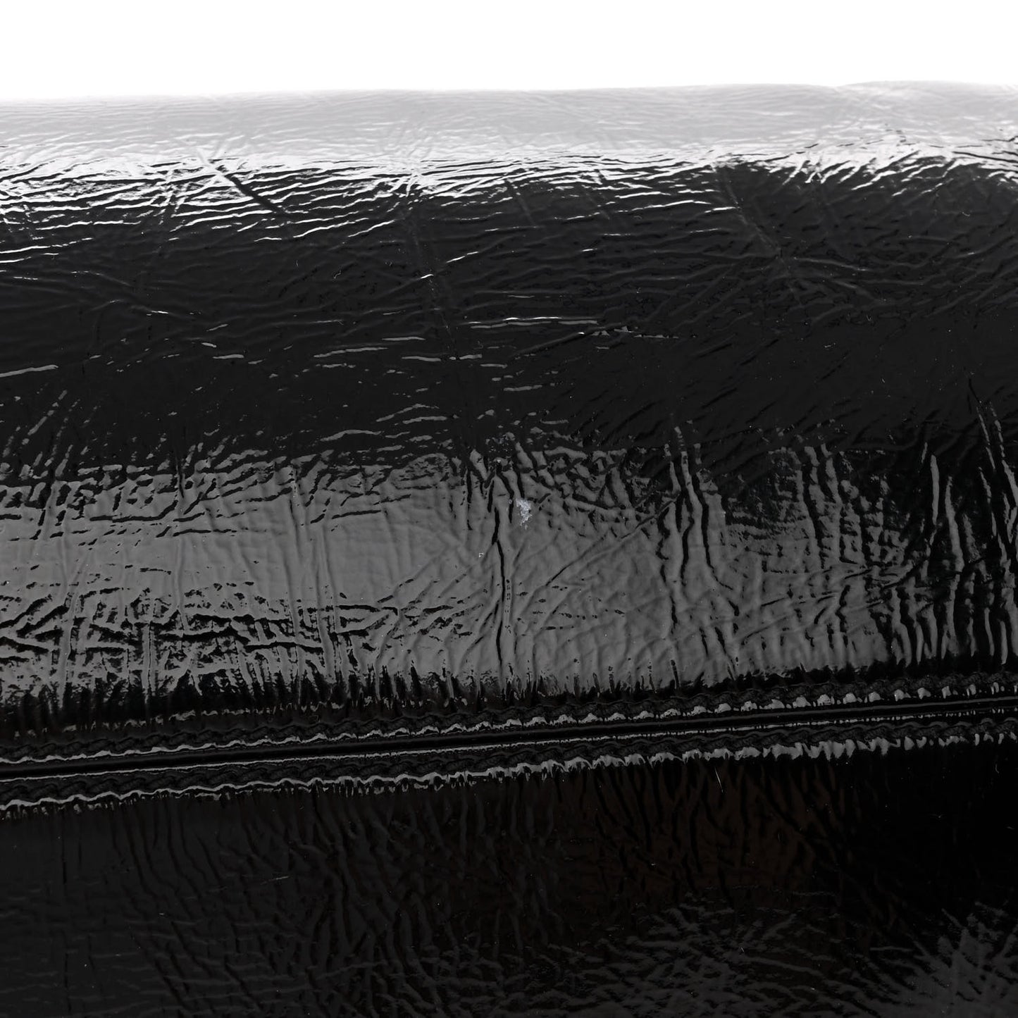 Patent Miss Sicily Tote Black