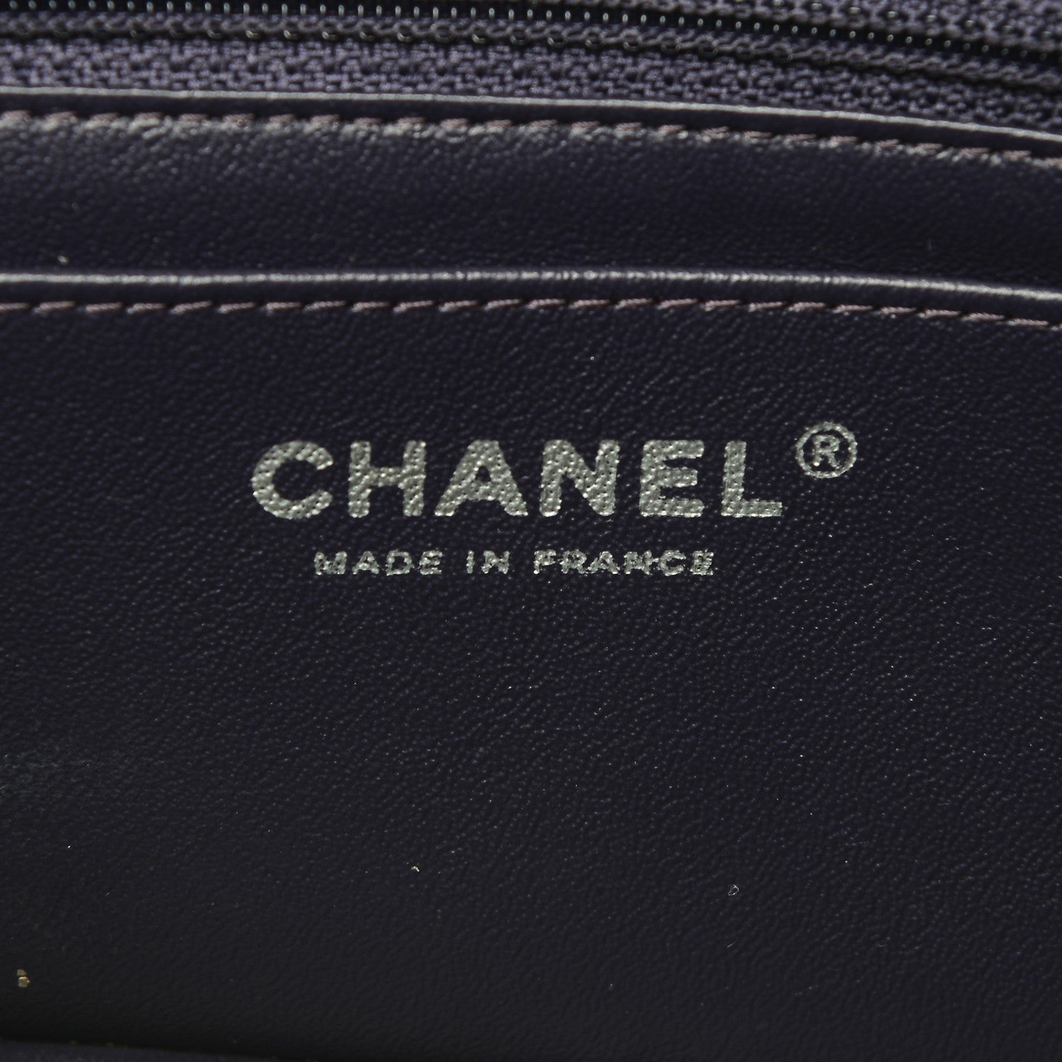 Chanel Lambskin Quilted Mini Rectangular Flap Dark Purple 6 of 8