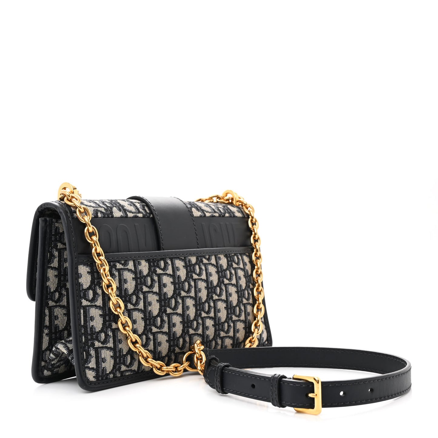 Oblique 30 Montaigne Chain Flap Bag Blue