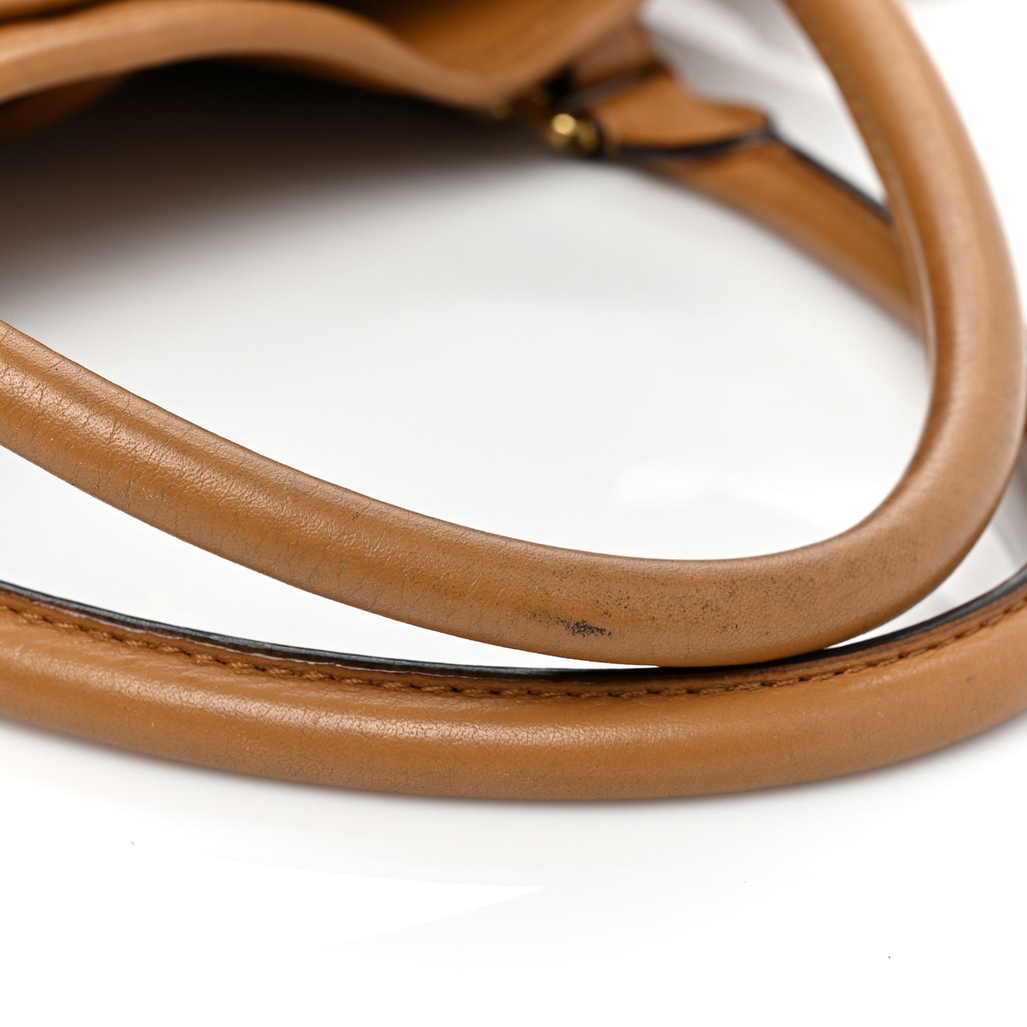 Visetos Medium Drawstring Shopper Cognac