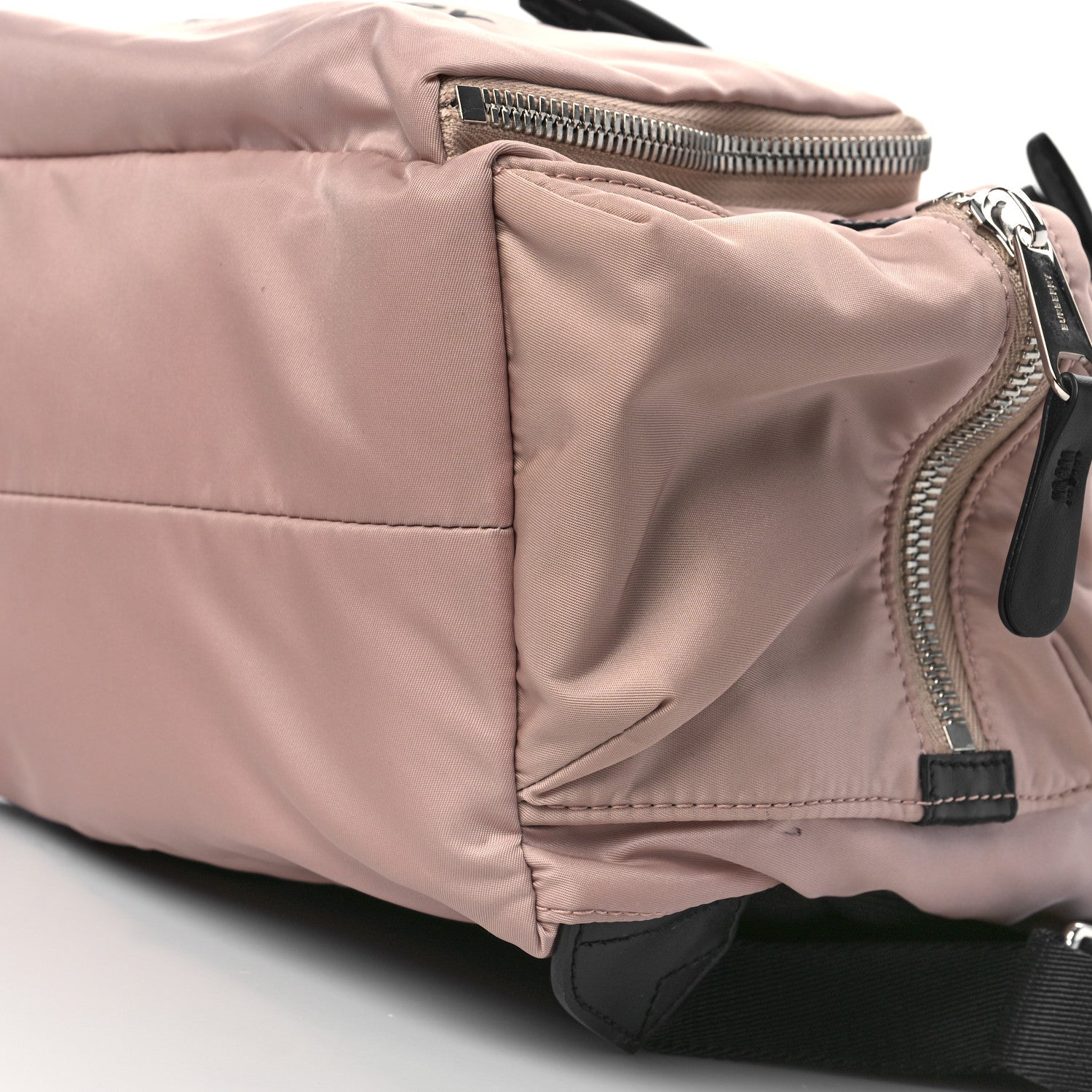 Burberry Nylon Logo Print Medium Rucksack Backpack Rose Beige 8 of 8