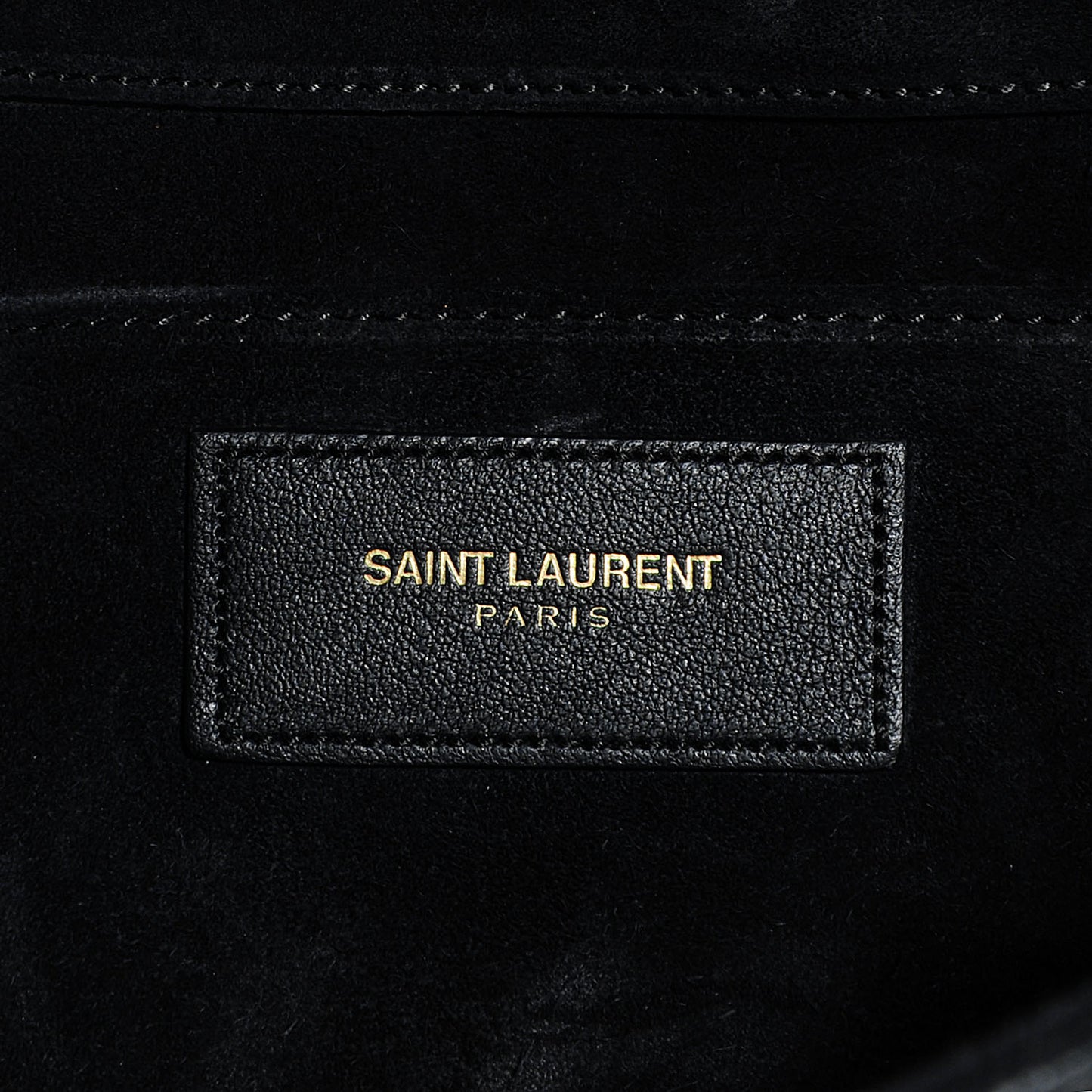 Calfskin Classic Y Clutch Black