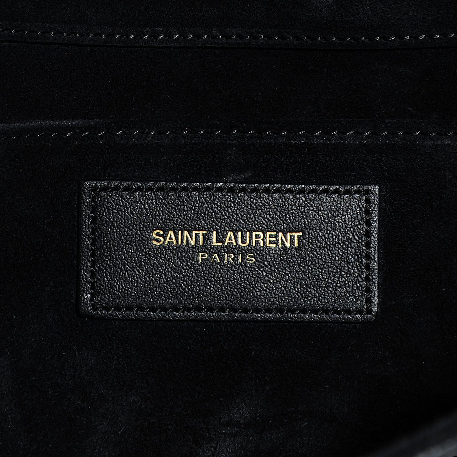 Saint Laurent Calfskin Classic Y Clutch Black 5 of 7