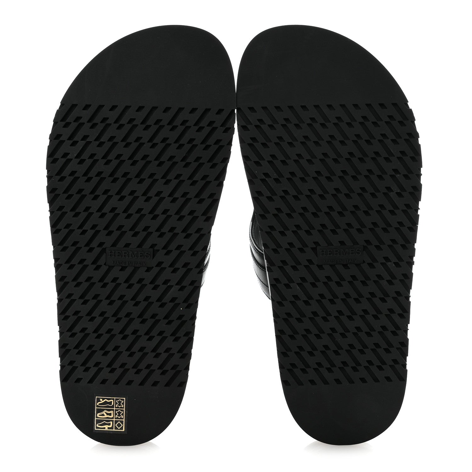 Hermes Calfskin Womens Empire Sandals 38 Black 11 of 20