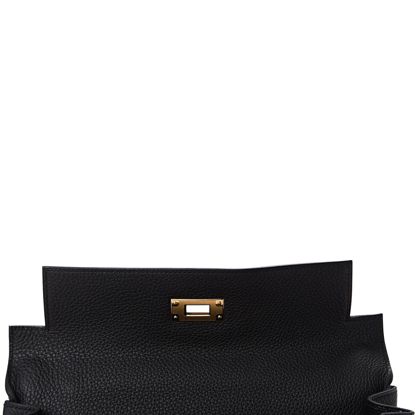 Togo Matte Alligator Kelly Retourne Touch 28 Black