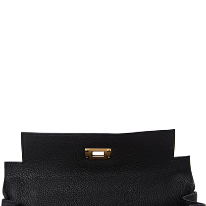 Hermes Togo Matte Alligator Kelly Retourne Touch 28 Black 14 of 38