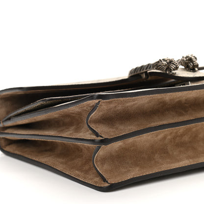 Gucci GG Supreme Monogram Medium Dionysus Shoulder Bag Taupe 9 of 12