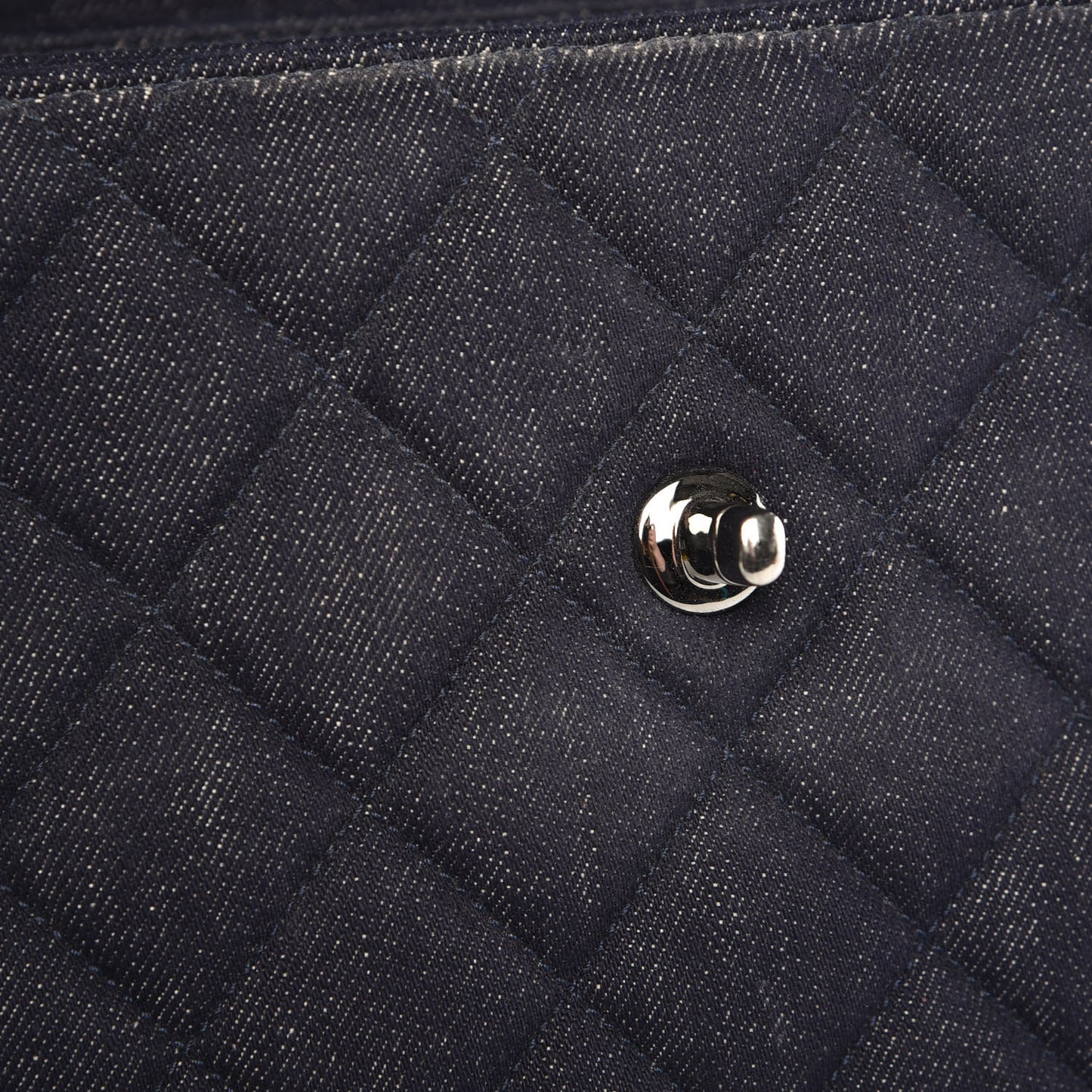 Denim Quilted Medium Trendy CC Flap Dual Handle Bag