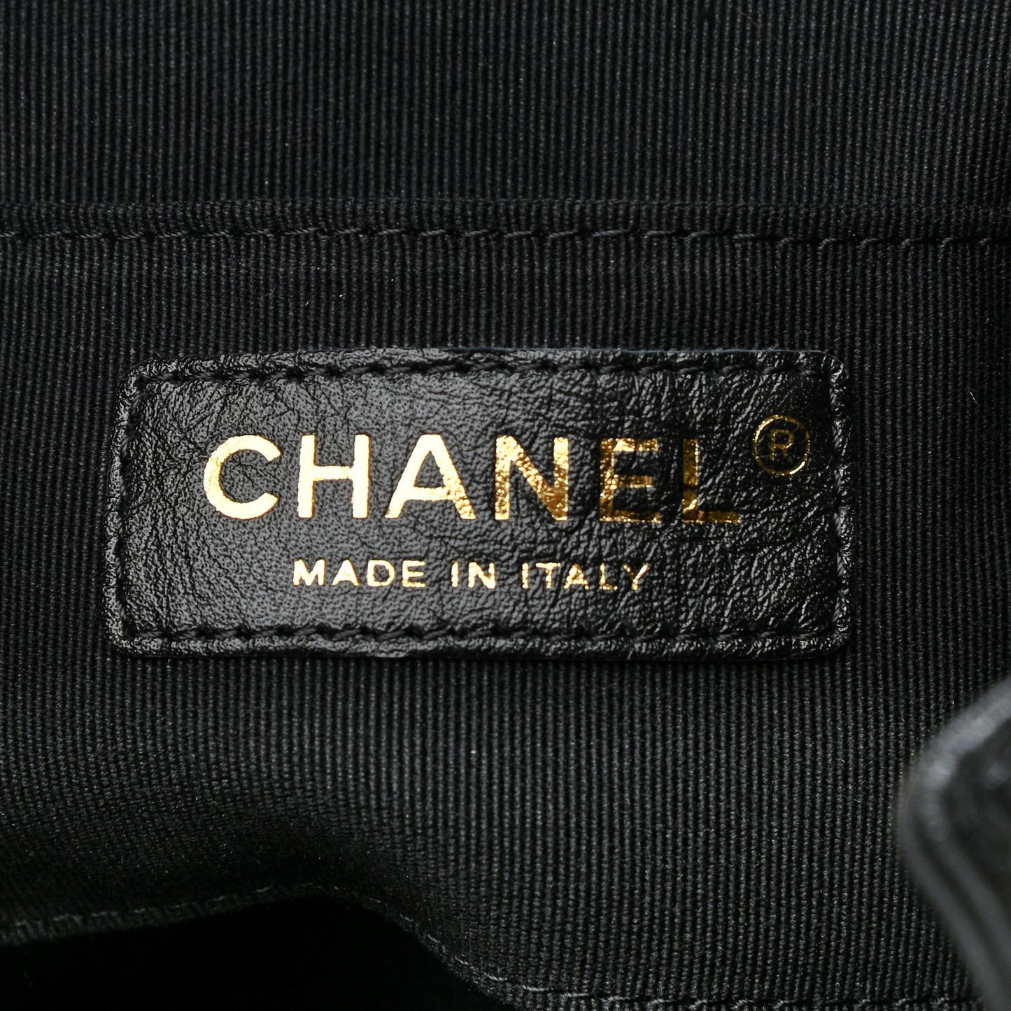Glazed Aged Calfskin Quilted Small Duma Drawstring Backpack Black