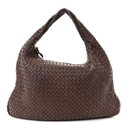 Bottega Veneta Nappa Intrecciato Large Veneta Hobo Ebano 1 of 16