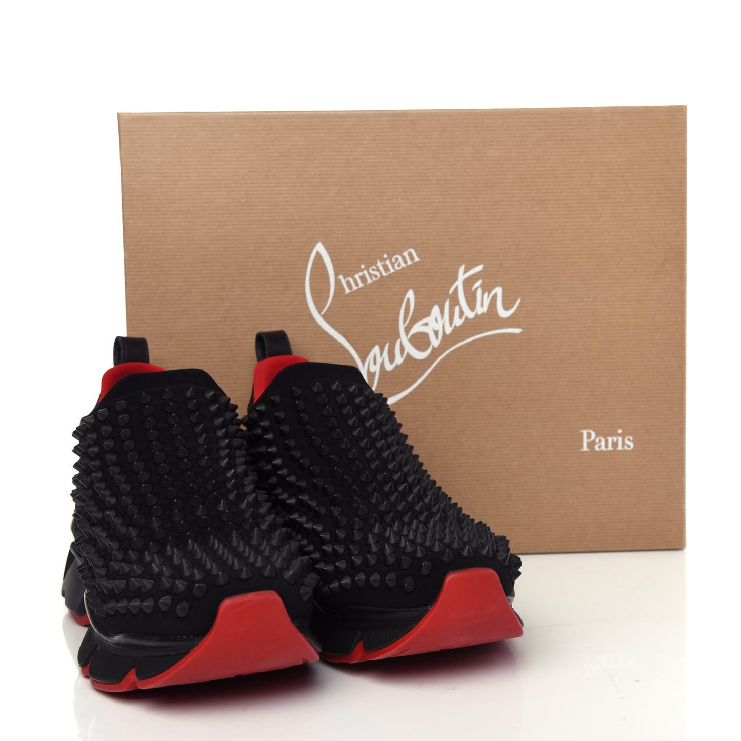Neoprene Spike Sock Donna Flat Sneakers 36.5 Black