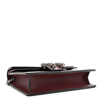 Gucci Dollar Calfskin Crystal Super Mini Dionysus Shoulder Bag Vintage Bordeaux Black Diamond 4 of 9