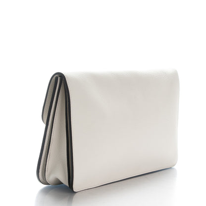 Gucci Soft Pebbled Calfskin Jackie Clutch Off White 3 of 8