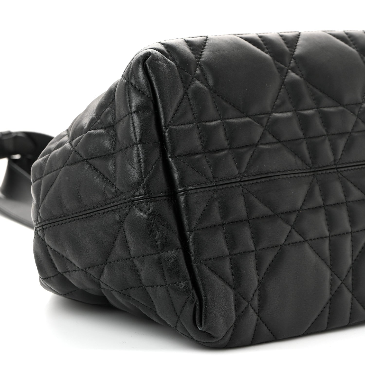 Christian Dior Calfskin Macrocannage Medium Toujours Black 9 of 10