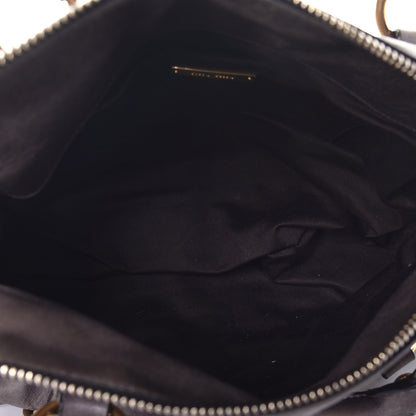 Miu Miu Vitello Lux Mini Bow Bag Fumo 5 of 8