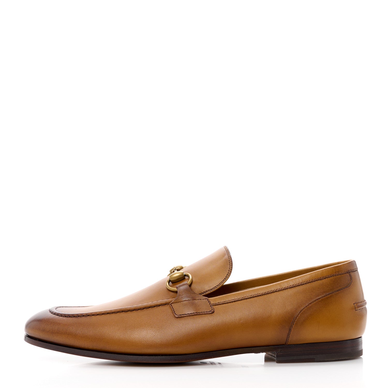 Gucci Betis Glamour Calfskin Horsebit Mens Jordaan Loafers 8.5 Cuir 1 of 10