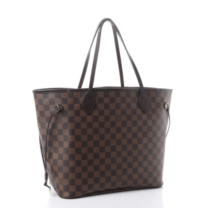 Louis Vuitton Damier Ebene Neo Neverfull MM Rose Ballerine 5 of 16