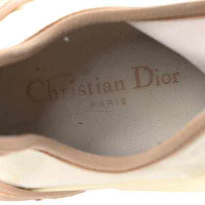 Christian Dior Neoprene Rubber Womens D-Connect Sneakers 36.5 White Beige 7 of 8