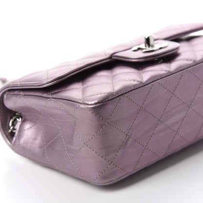 Chanel Metallic Calfskin Quilted Mini Rectangular Flap Pink 6 of 11