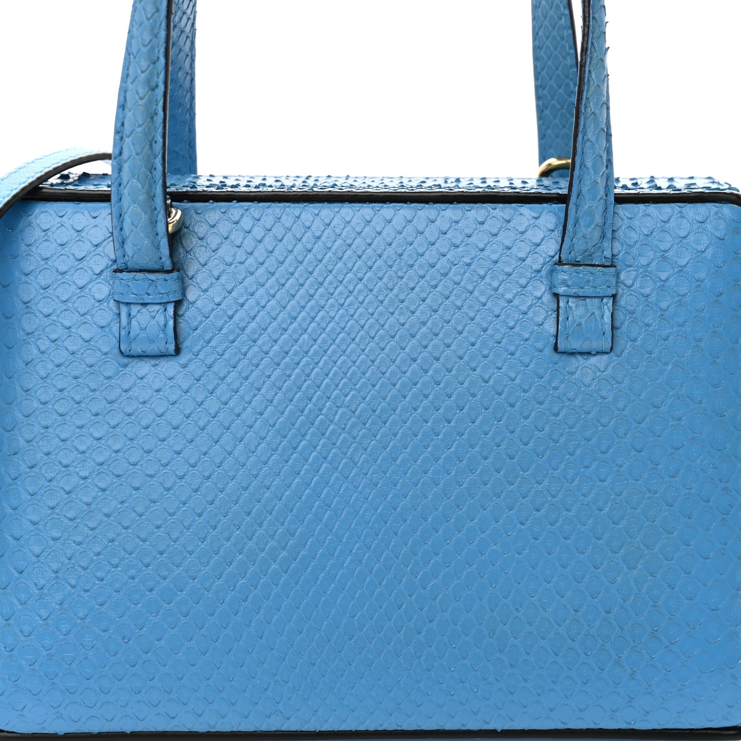 Loewe Snakeskin Small Postal Bag Sky Blue 7 of 9