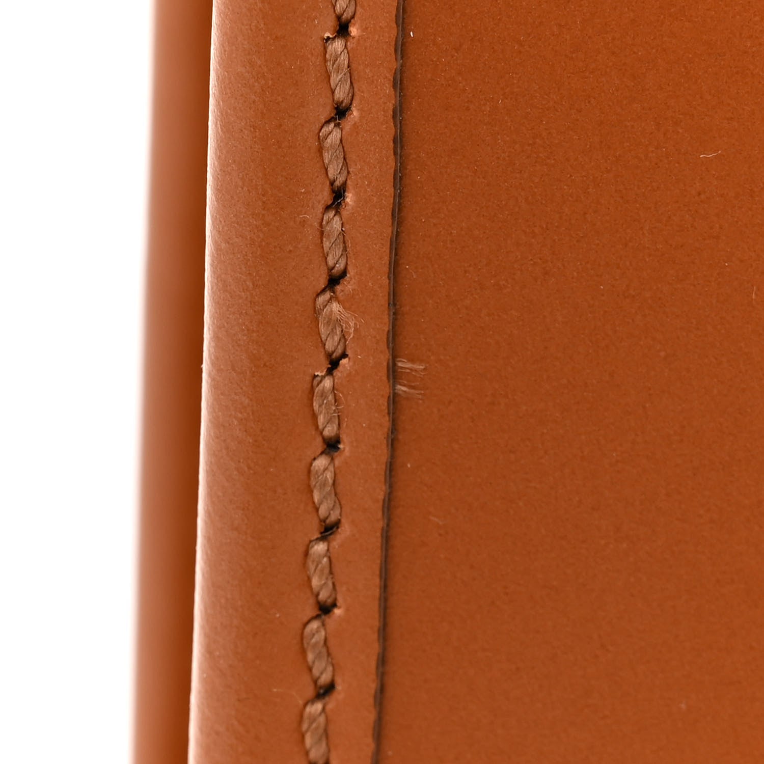 Fendi Vitello King Plexiglass Logo Embossed Mini Fendi Sunshine Shopper Tote Cuoio 11 of 11