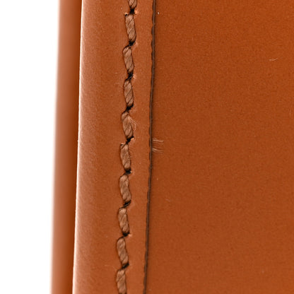 Fendi Vitello King Plexiglass Logo Embossed Mini Fendi Sunshine Shopper Tote Cuoio 11 of 11