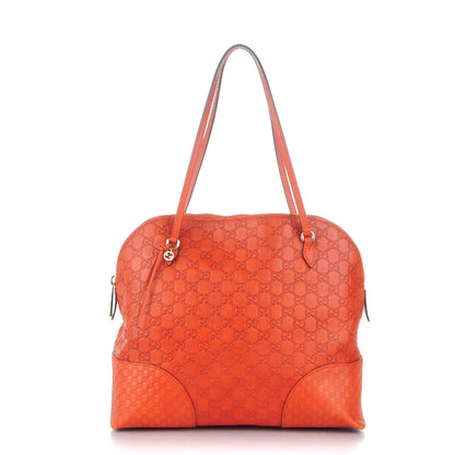 Gucci Guccissima Medium Bree Shoulder Bag Sun Orange 1 of 9