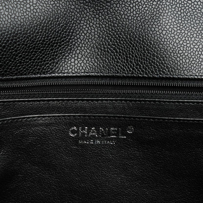 Chanel Caviar Quilted Maxi Single Flap Black 7 of 9