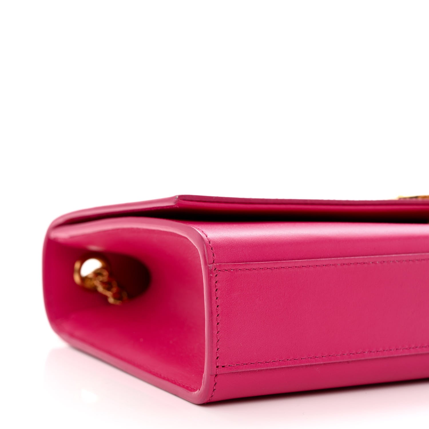 Saint Laurent Smooth Calfskin Medium Classic Monogram Kate Tassel Satchel Fuchsia 9 of 11