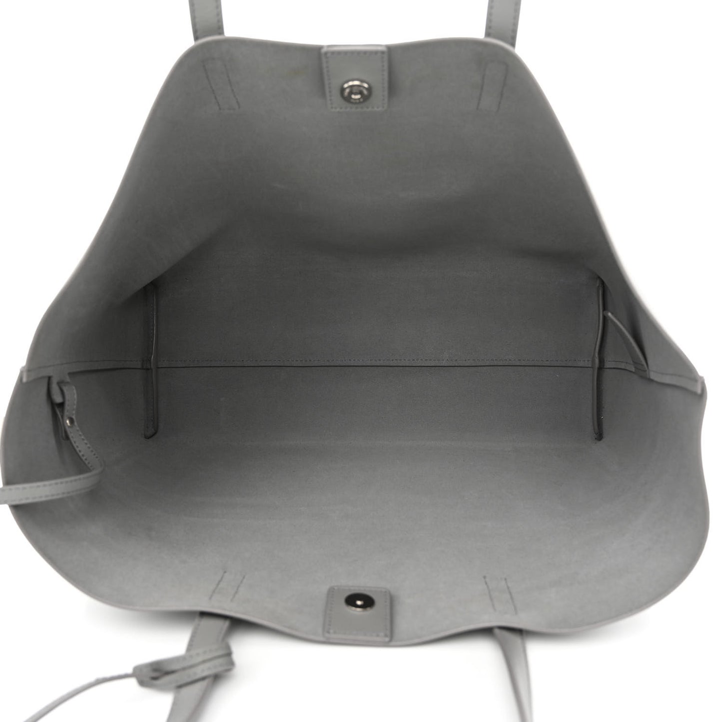 Calfskin East West Shopping Tote Fog