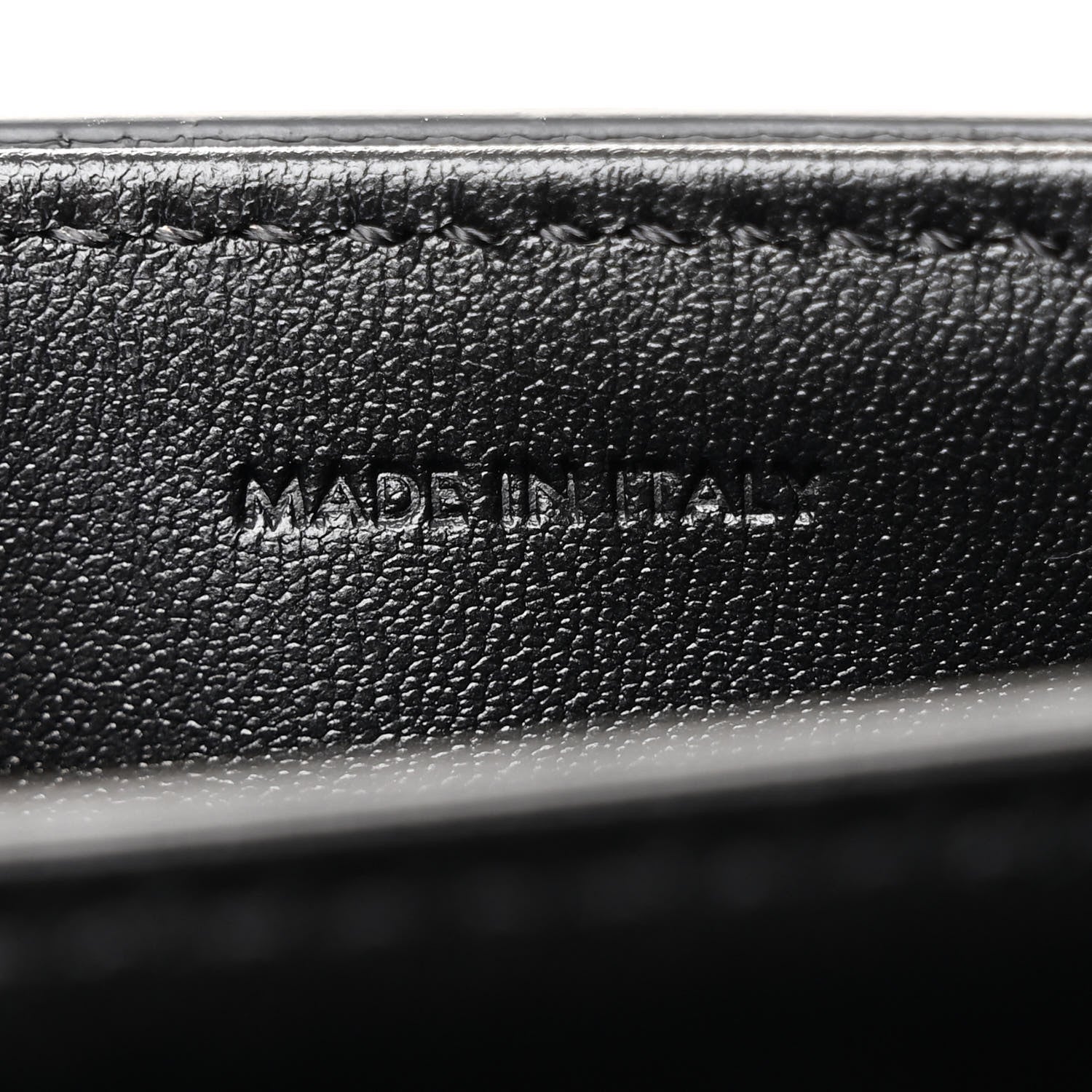 Celine Shiny Calfskin Teen Triomphe Black 7 of 10
