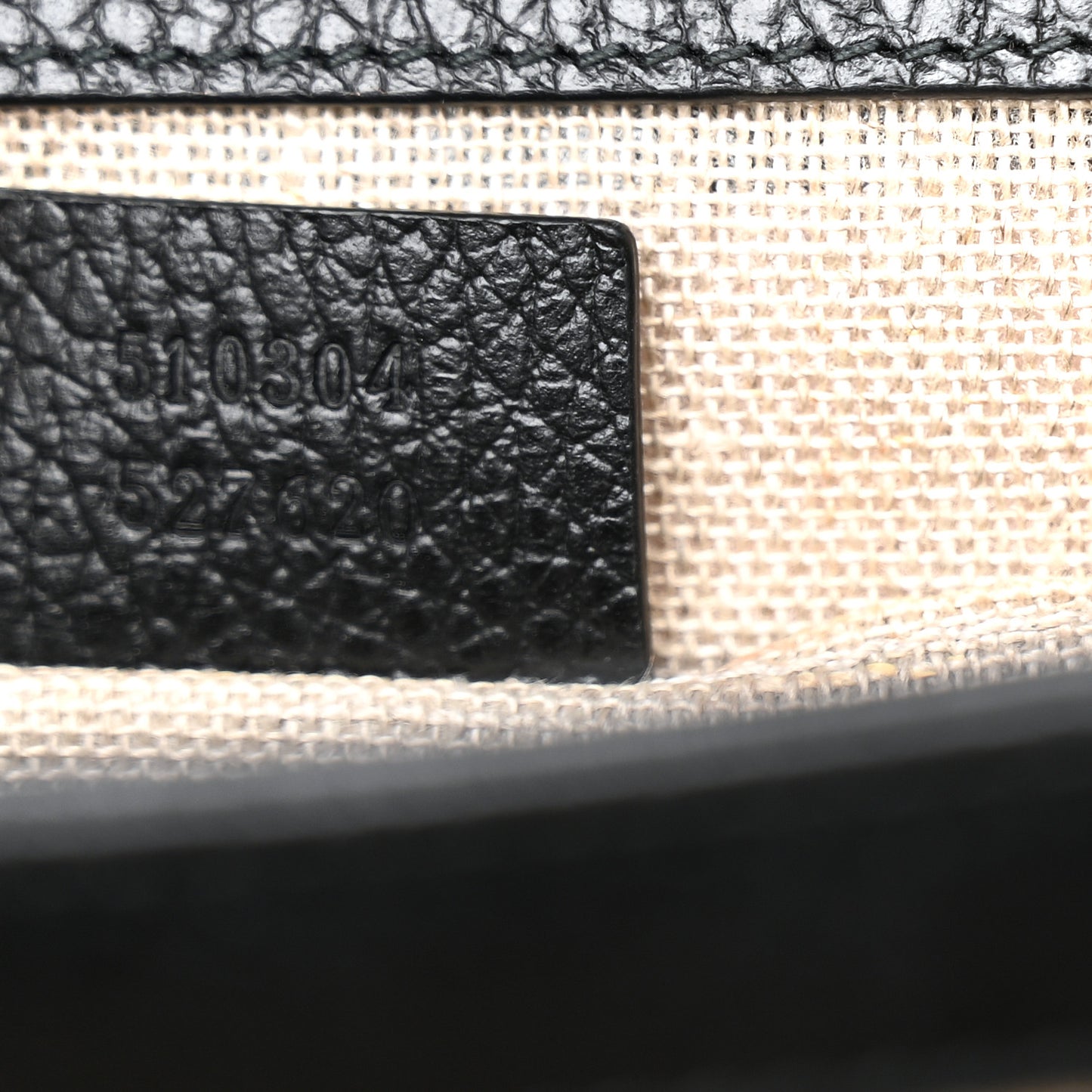 Dollar Calfskin Small Interlocking G Shoulder Bag Black