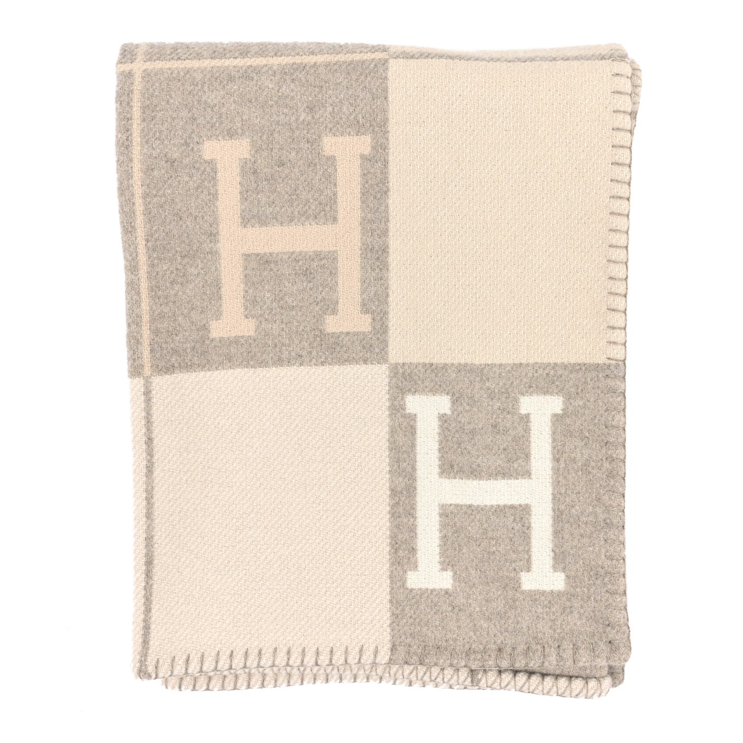 Wool Cashmere Avalon III Blanket Coco Camomille