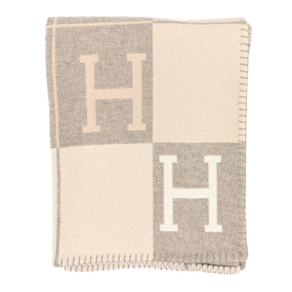Hermes Wool Cashmere Avalon III Blanket Coco Camomille 1 of 3