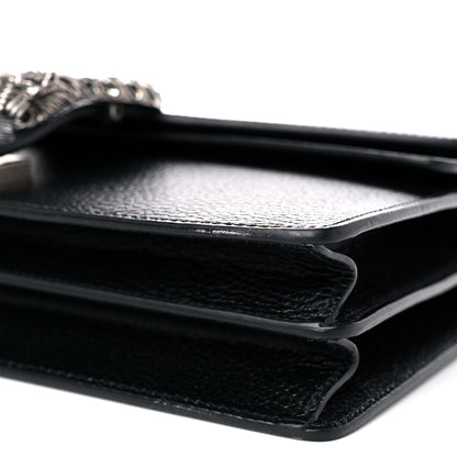 Gucci Pebbled Calfskin Small Dionysus Shoulder Bag Black 10 of 14