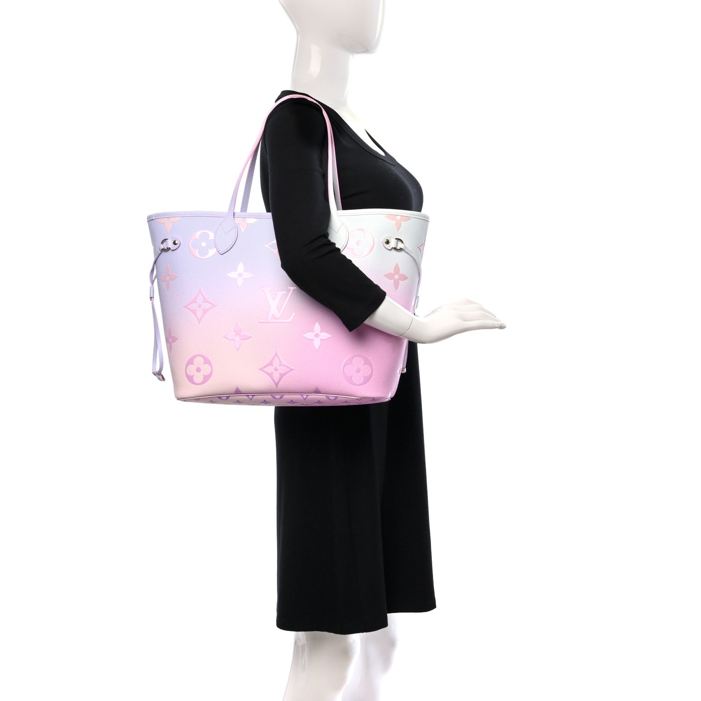 Monogram Giant Spring In The City Neverfull MM Sunrise Pastel