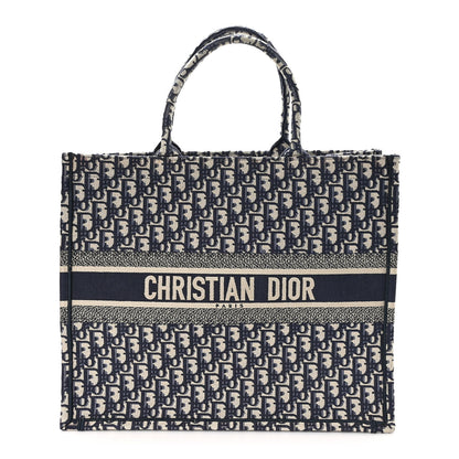 Christian Dior Oblique Large Book Tote Blue Multicolor 1 of 11