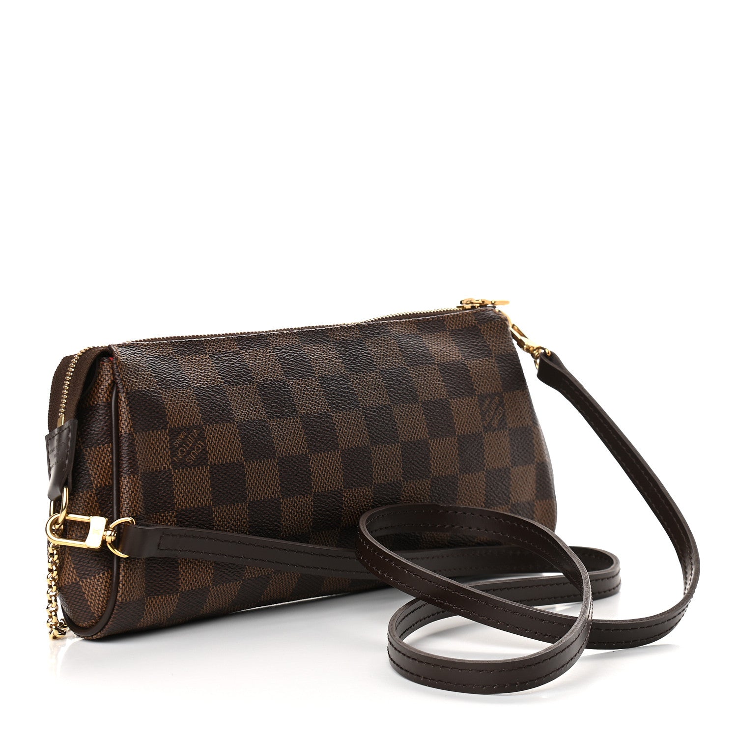 Louis Vuitton Damier Ebene Eva Clutch 3 of 8