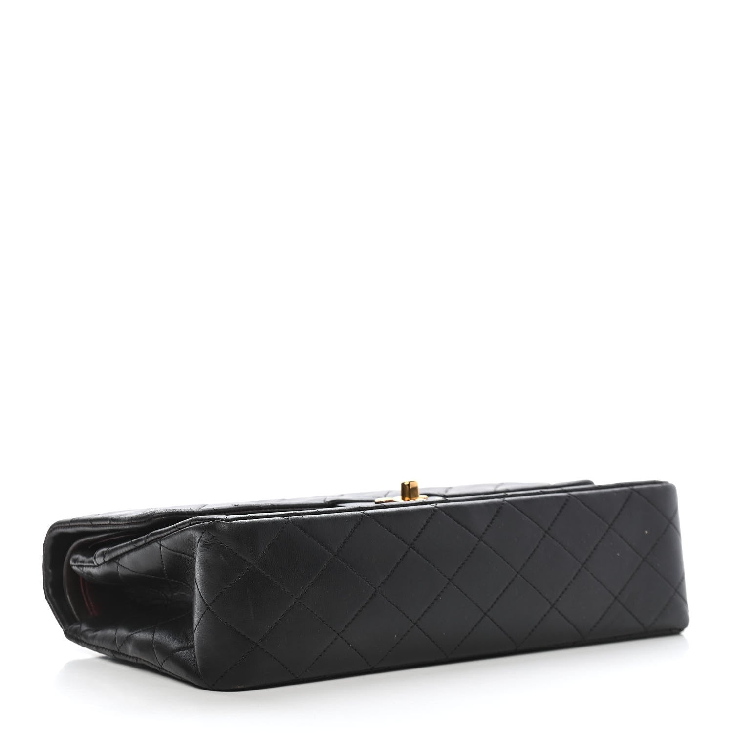 Chanel Lambskin Quilted Medium Double Flap Black 4 of 9