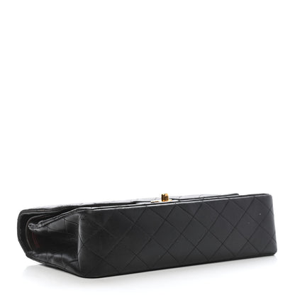 Chanel Lambskin Quilted Medium Double Flap Black 4 of 9