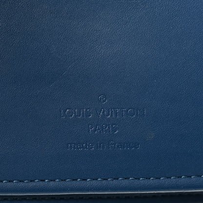 Louis Vuitton Damier Graphite Brazza Wallet Bleu Neon 6 of 9