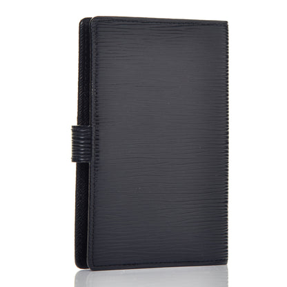 Louis Vuitton Epi Small Ring Agenda Cover Black 3 of 6