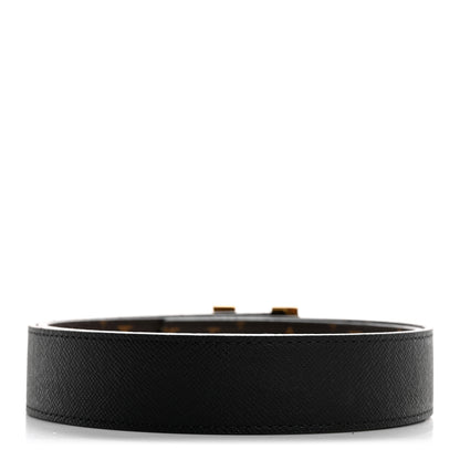 Louis Vuitton Calfskin Monogram 30mm LV Initiales Reversible Belt 75 30 Black 4 of 9