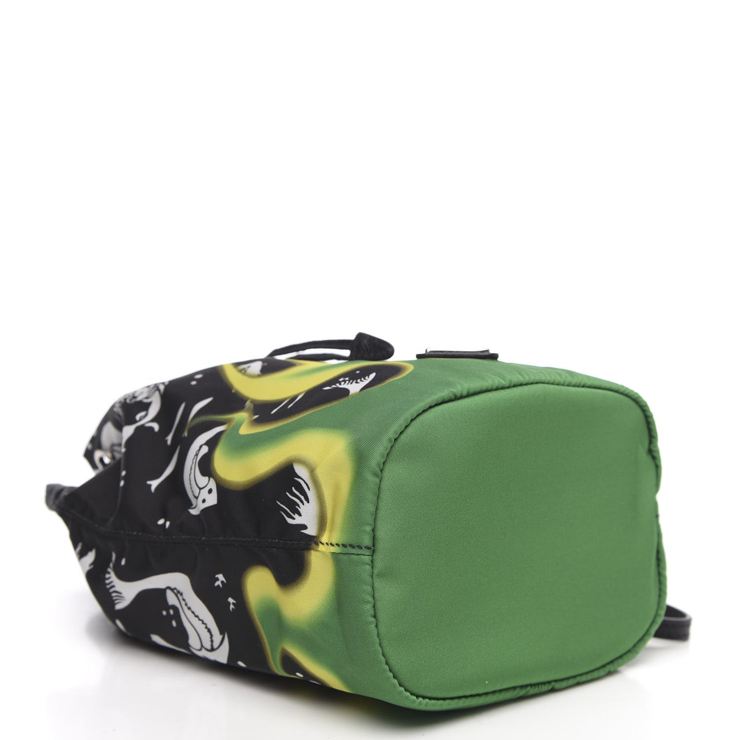 Saffiano Tessuto Nylon Sirene Bucket Wristlet Mango