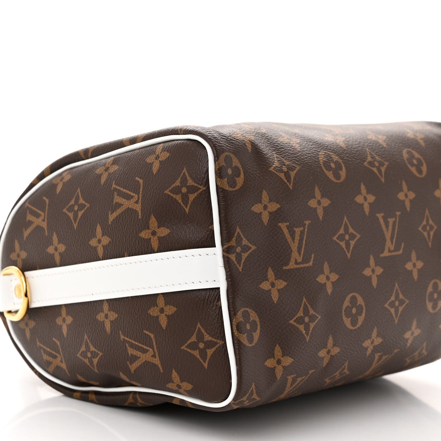 Monogram LV Match Speedy Bandouliere 25 White