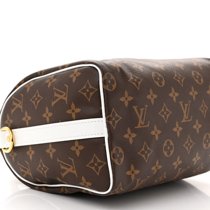 Louis Vuitton Monogram LV Match Speedy Bandouliere 25 White 8 of 10