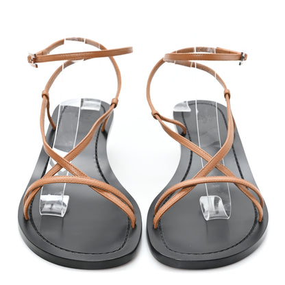 Hermes Calfskin Muse 40 Sandal 40 Natural 3 of 9