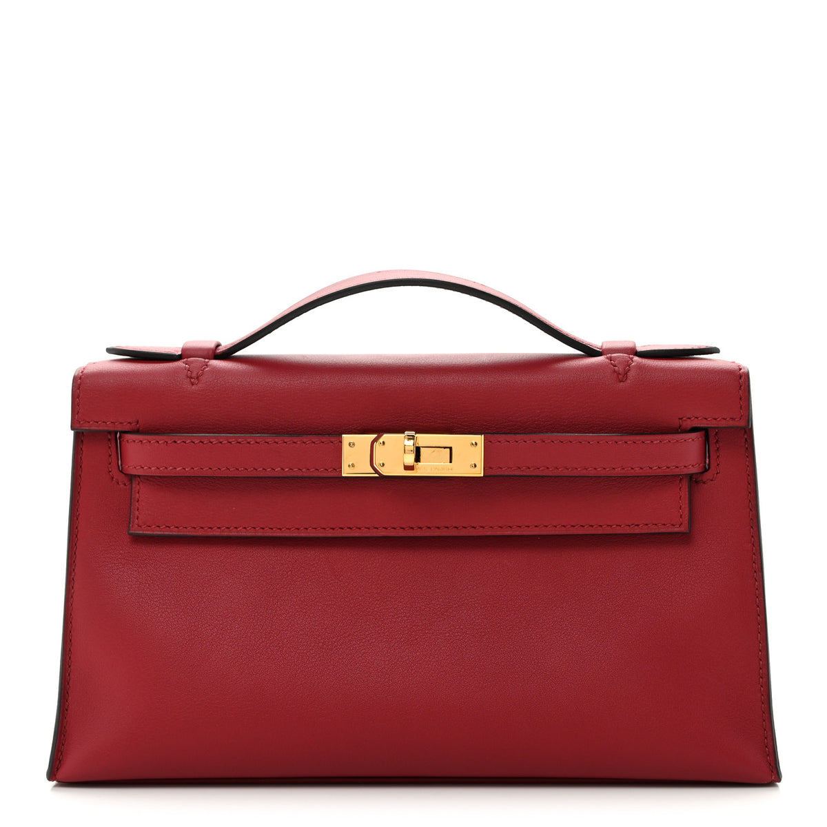 Swift Kelly Pochette Clutch Rouge Grenat
