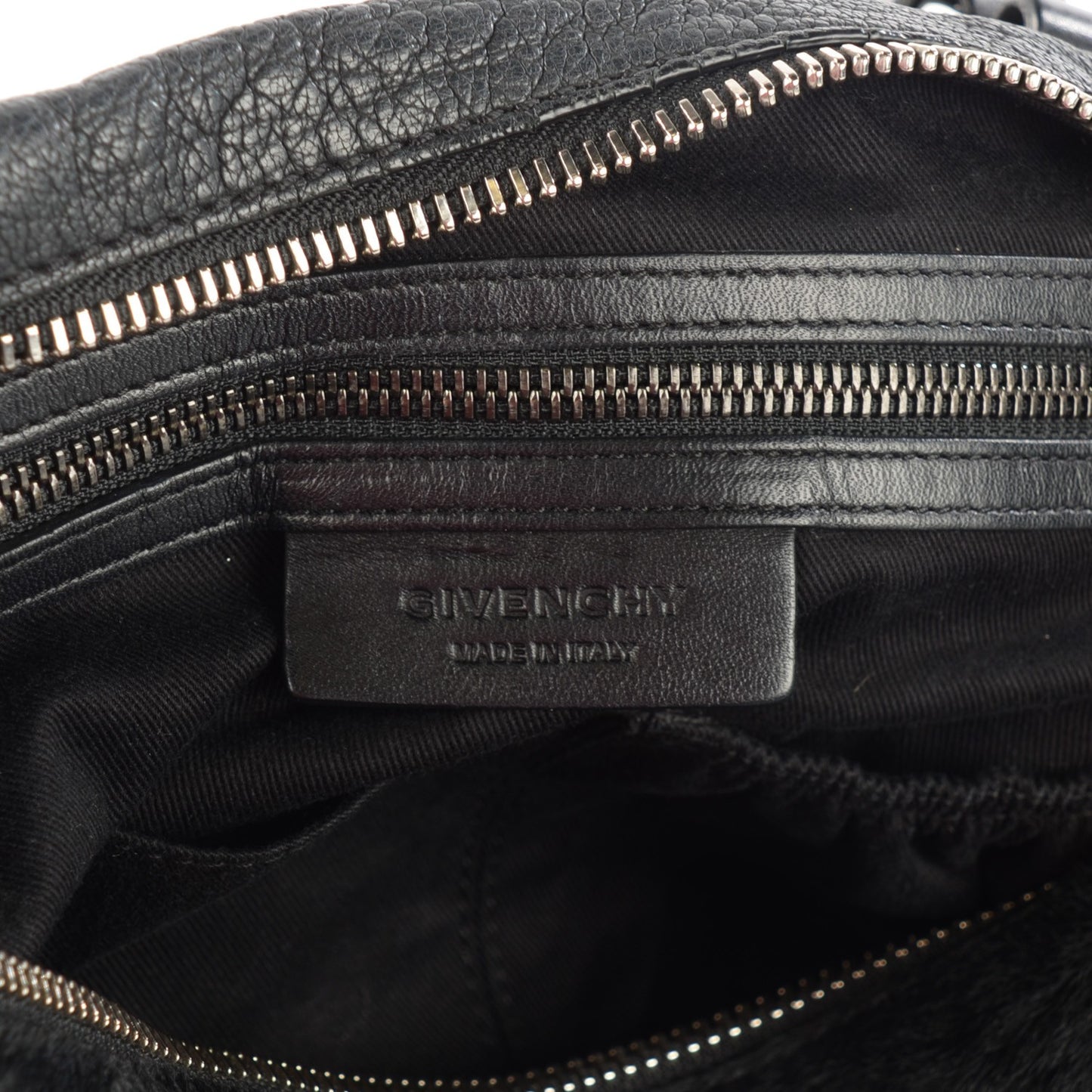 Calf Hair Lambskin Medium Pandora Black